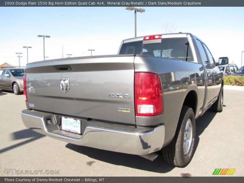 Mineral Gray Metallic / Dark Slate/Medium Graystone 2009 Dodge Ram 1500 Big Horn Edition Quad Cab 4x4