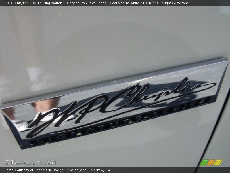 Cool Vanilla White / Dark Khaki/Light Graystone 2010 Chrysler 300 Touring Walter P. Chryler Executive Series