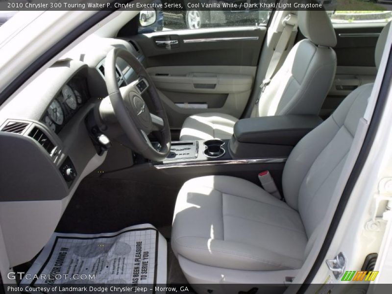 Cool Vanilla White / Dark Khaki/Light Graystone 2010 Chrysler 300 Touring Walter P. Chryler Executive Series