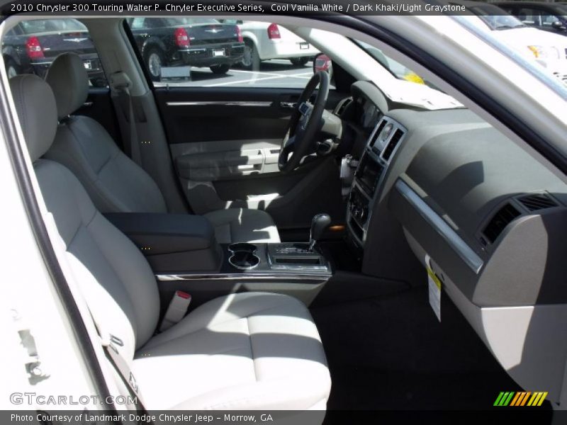 Cool Vanilla White / Dark Khaki/Light Graystone 2010 Chrysler 300 Touring Walter P. Chryler Executive Series