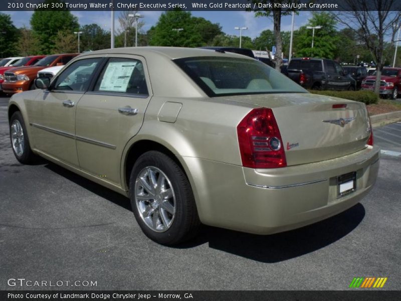White Gold Pearlcoat / Dark Khaki/Light Graystone 2010 Chrysler 300 Touring Walter P. Chryler Executive Series
