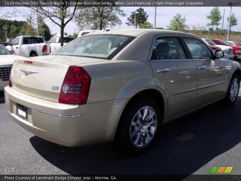White Gold Pearlcoat / Dark Khaki/Light Graystone 2010 Chrysler 300 Touring Walter P. Chryler Executive Series