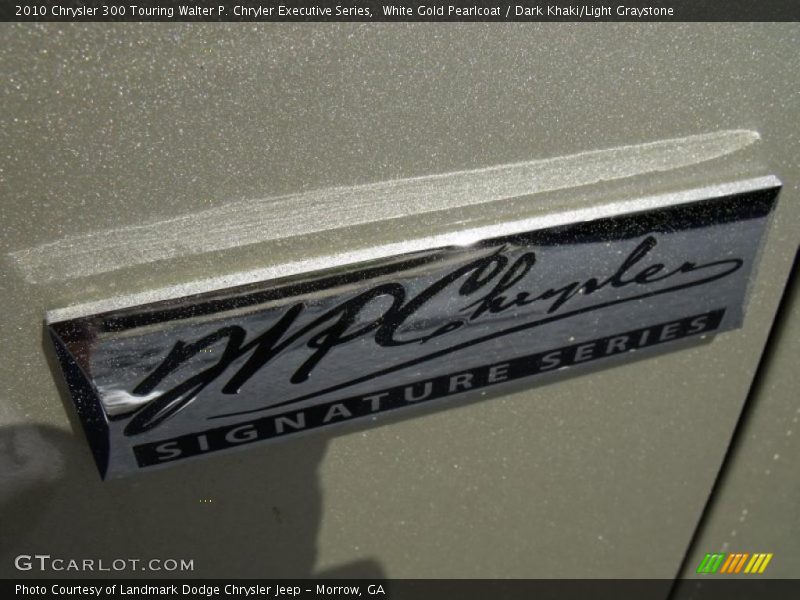 White Gold Pearlcoat / Dark Khaki/Light Graystone 2010 Chrysler 300 Touring Walter P. Chryler Executive Series