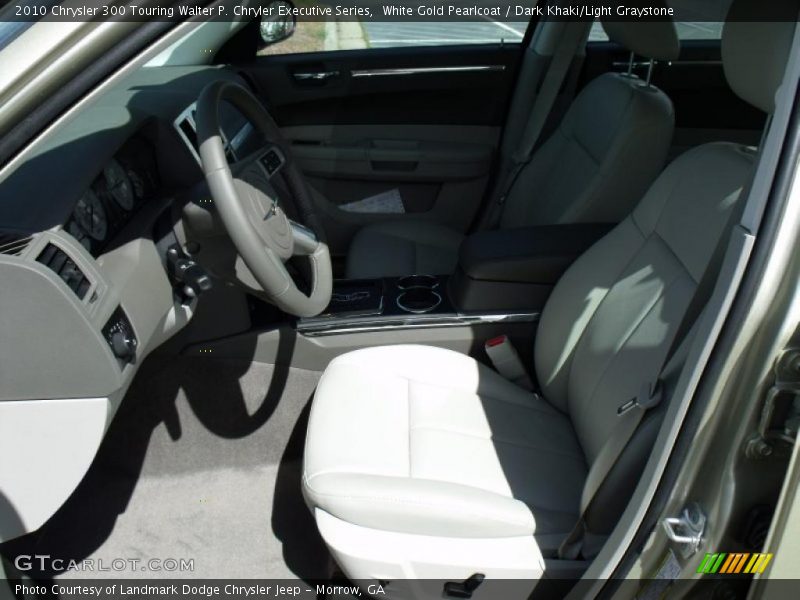 White Gold Pearlcoat / Dark Khaki/Light Graystone 2010 Chrysler 300 Touring Walter P. Chryler Executive Series