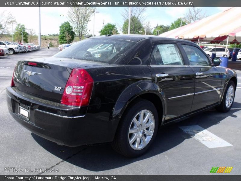 Brilliant Black Crystal Pearl / Dark Slate Gray 2010 Chrysler 300 Touring Walter P. Chryler Executive Series
