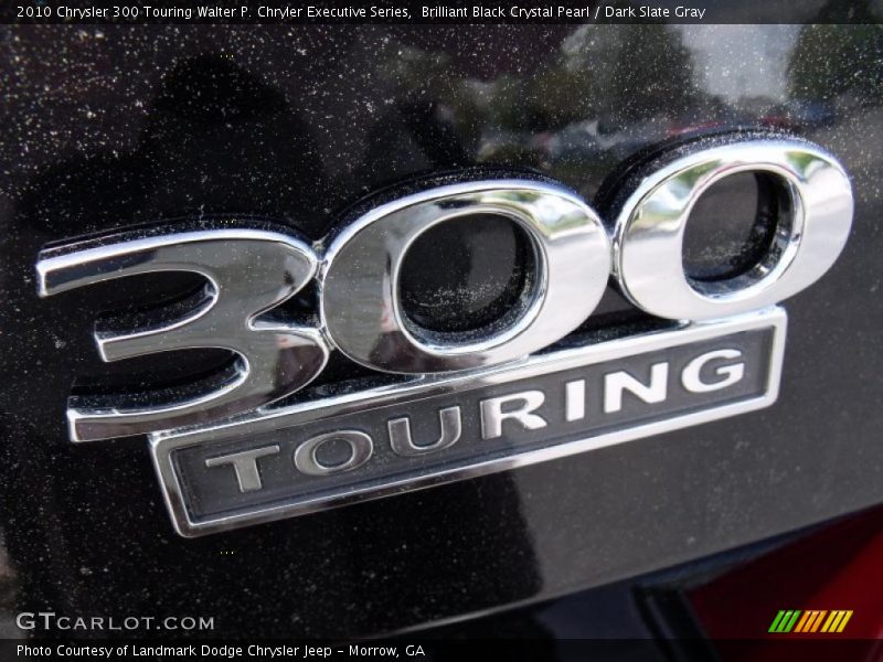 Brilliant Black Crystal Pearl / Dark Slate Gray 2010 Chrysler 300 Touring Walter P. Chryler Executive Series