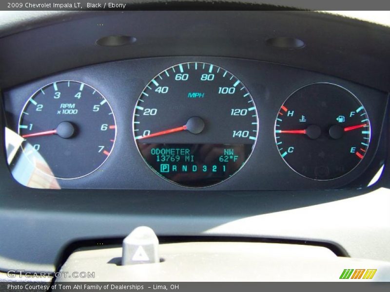 Black / Ebony 2009 Chevrolet Impala LT