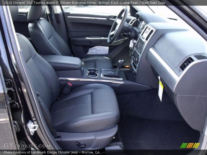 Brilliant Black Crystal Pearl / Dark Slate Gray 2010 Chrysler 300 Touring Walter P. Chryler Executive Series