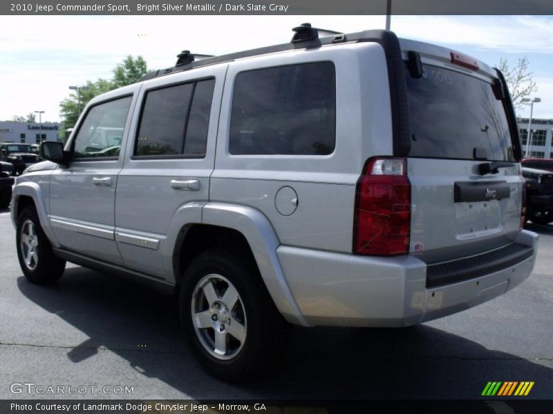 Bright Silver Metallic / Dark Slate Gray 2010 Jeep Commander Sport