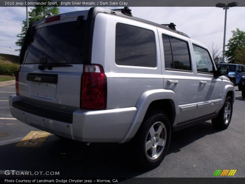 Bright Silver Metallic / Dark Slate Gray 2010 Jeep Commander Sport