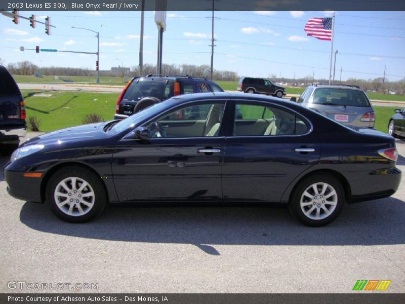 Blue Onyx Pearl / Ivory 2003 Lexus ES 300