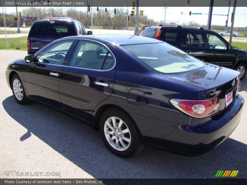 Blue Onyx Pearl / Ivory 2003 Lexus ES 300