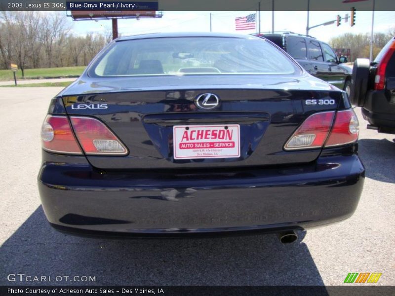 Blue Onyx Pearl / Ivory 2003 Lexus ES 300