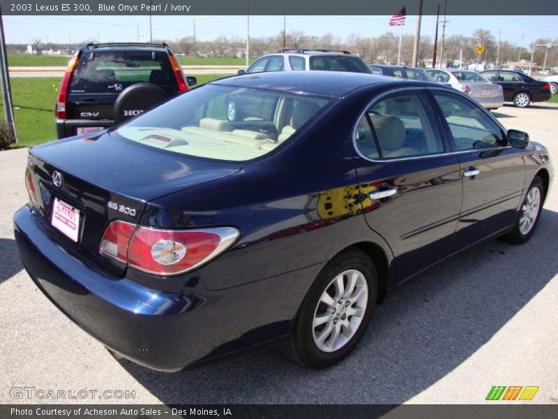 Blue Onyx Pearl / Ivory 2003 Lexus ES 300
