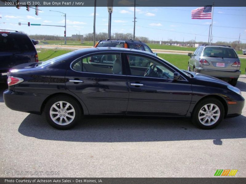 Blue Onyx Pearl / Ivory 2003 Lexus ES 300