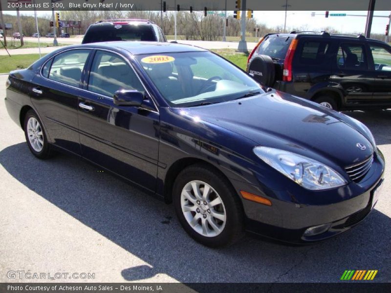 Blue Onyx Pearl / Ivory 2003 Lexus ES 300