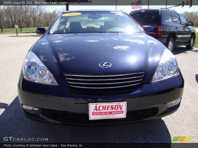 Blue Onyx Pearl / Ivory 2003 Lexus ES 300