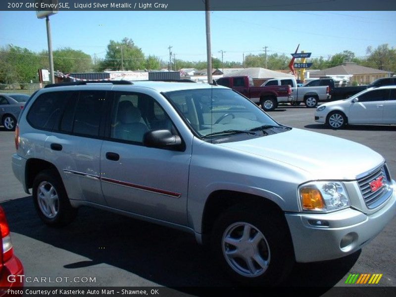 Liquid Silver Metallic / Light Gray 2007 GMC Envoy SLE