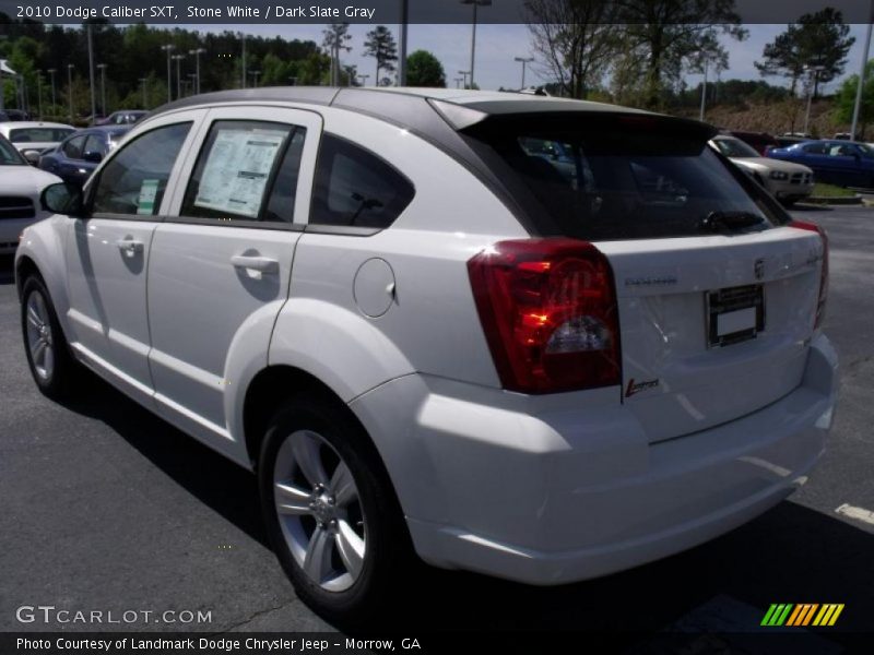 Stone White / Dark Slate Gray 2010 Dodge Caliber SXT