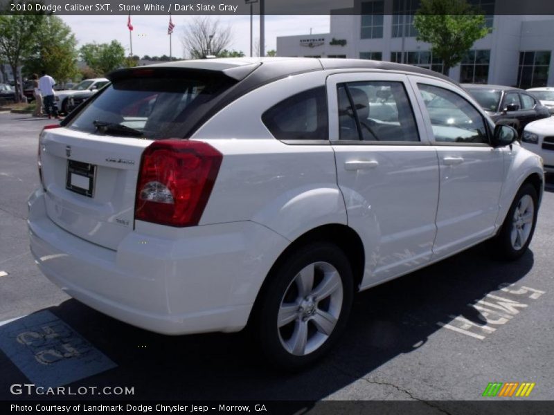 Stone White / Dark Slate Gray 2010 Dodge Caliber SXT