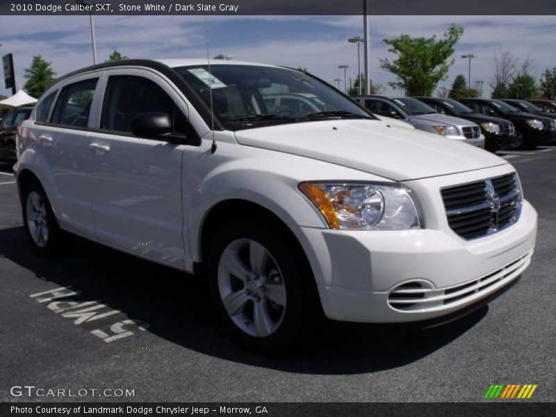 Stone White / Dark Slate Gray 2010 Dodge Caliber SXT