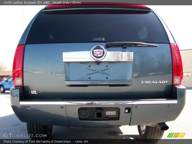 Stealth Gray / Ebony 2008 Cadillac Escalade ESV AWD