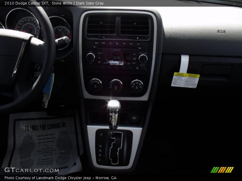 Stone White / Dark Slate Gray 2010 Dodge Caliber SXT