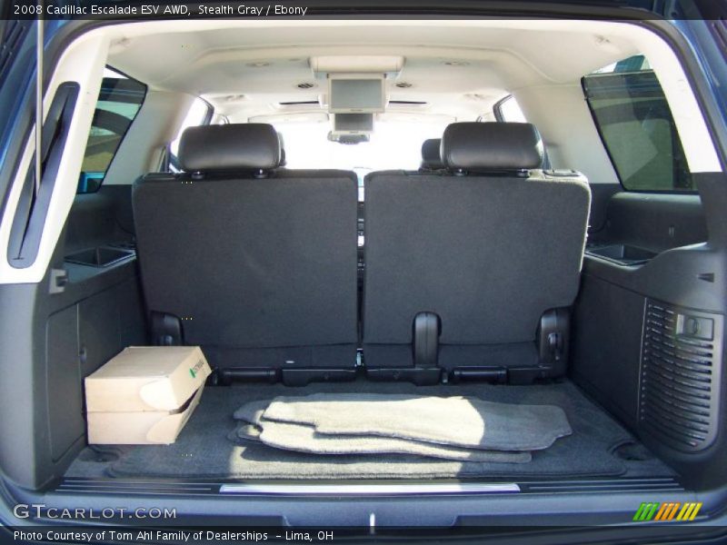 Stealth Gray / Ebony 2008 Cadillac Escalade ESV AWD