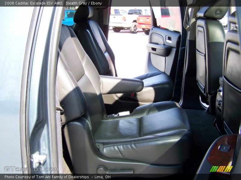 Stealth Gray / Ebony 2008 Cadillac Escalade ESV AWD