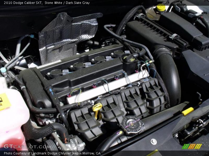 Stone White / Dark Slate Gray 2010 Dodge Caliber SXT