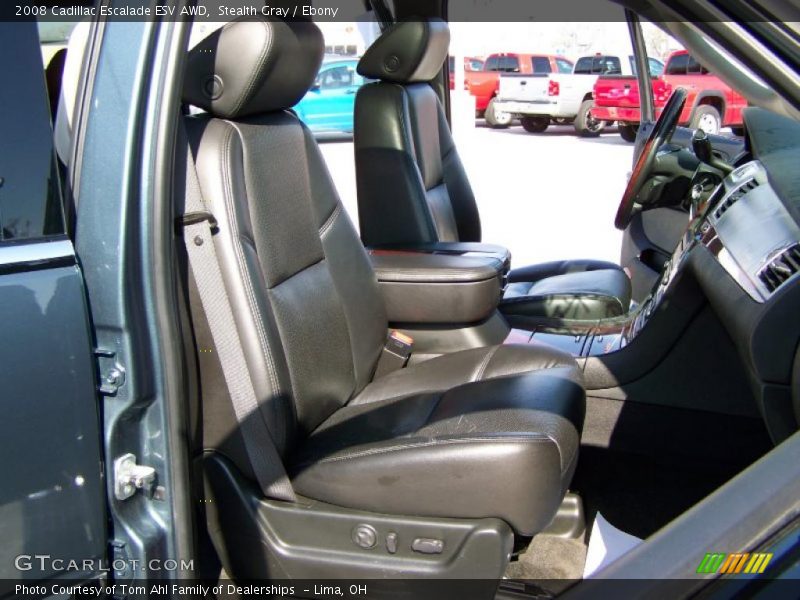 Stealth Gray / Ebony 2008 Cadillac Escalade ESV AWD