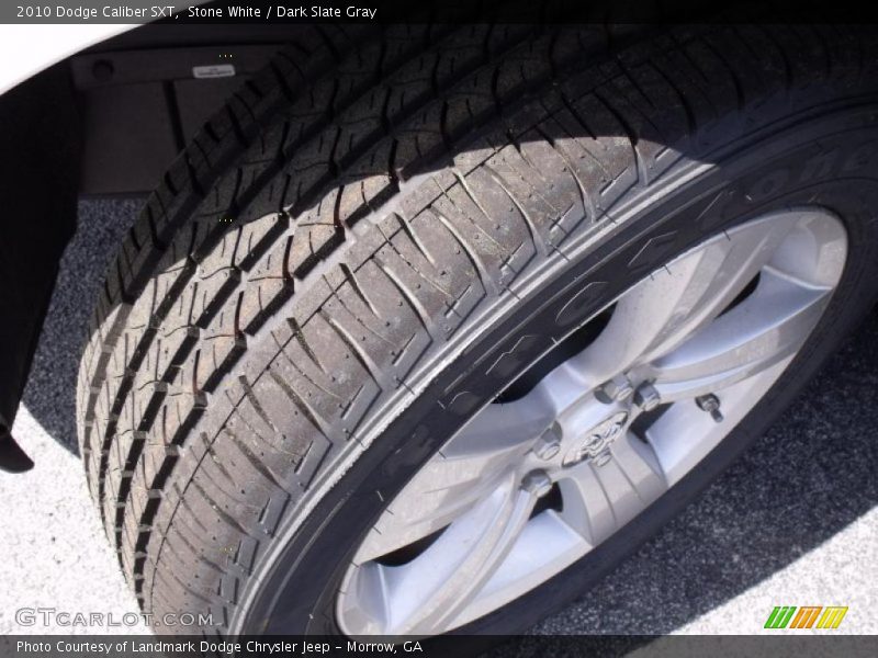 Stone White / Dark Slate Gray 2010 Dodge Caliber SXT