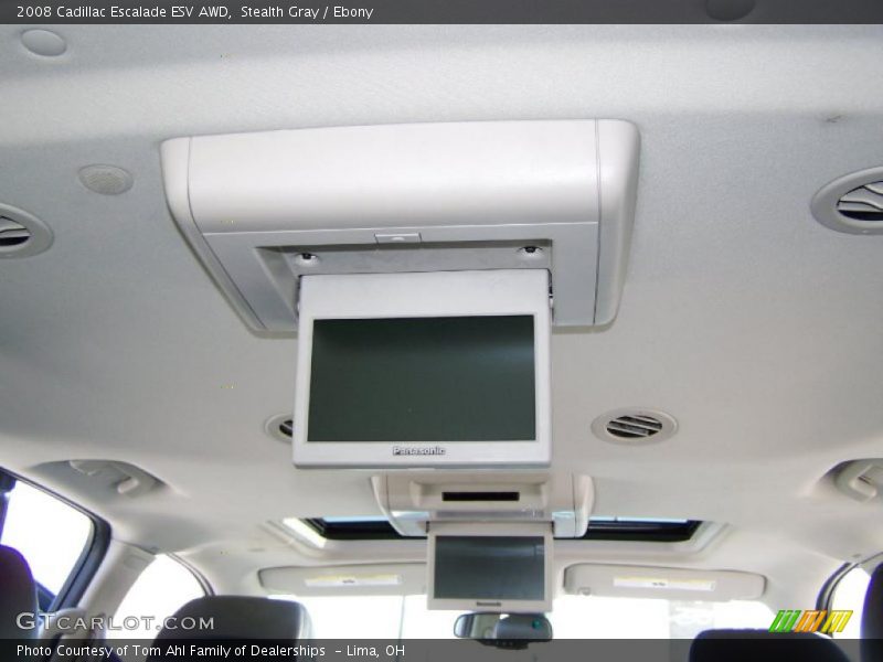 Stealth Gray / Ebony 2008 Cadillac Escalade ESV AWD