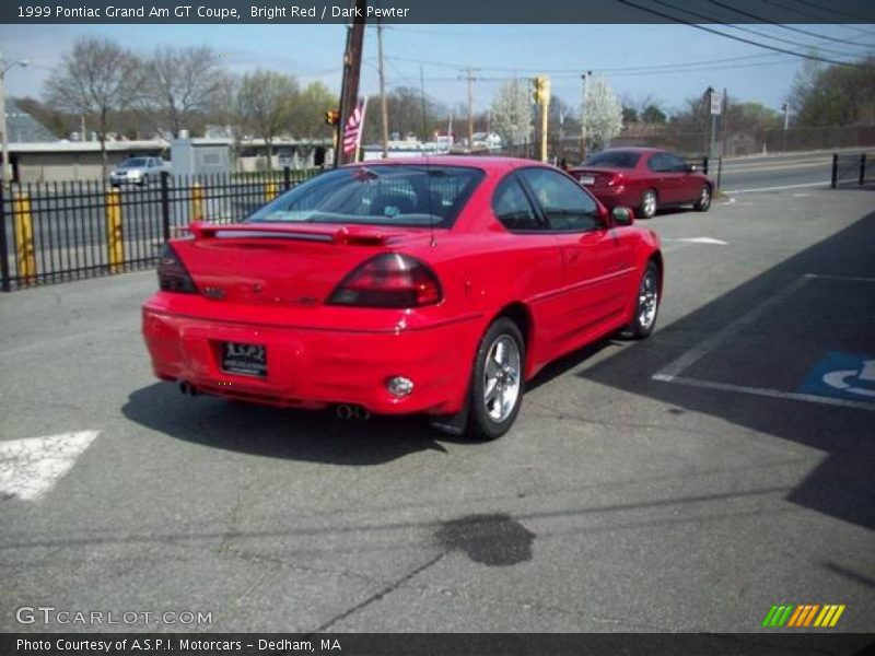 Bright Red / Dark Pewter 1999 Pontiac Grand Am GT Coupe