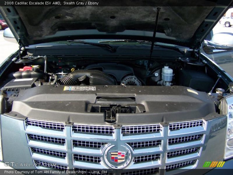 Stealth Gray / Ebony 2008 Cadillac Escalade ESV AWD