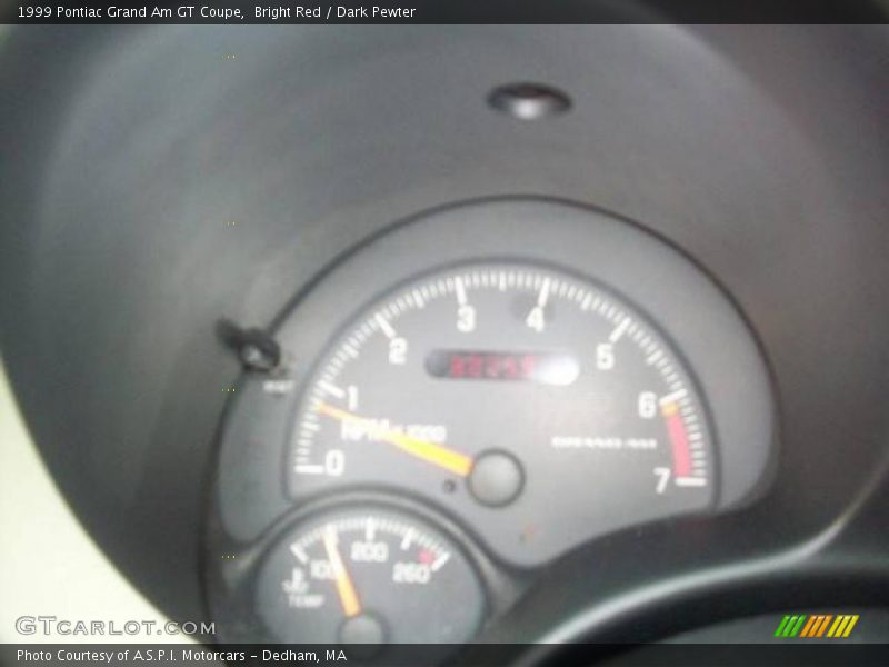 Bright Red / Dark Pewter 1999 Pontiac Grand Am GT Coupe