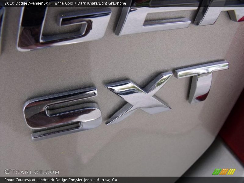 White Gold / Dark Khaki/Light Graystone 2010 Dodge Avenger SXT