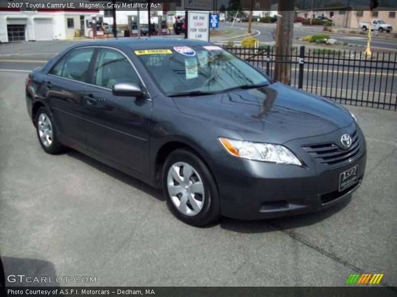 Magnetic Gray Metallic / Ash 2007 Toyota Camry LE