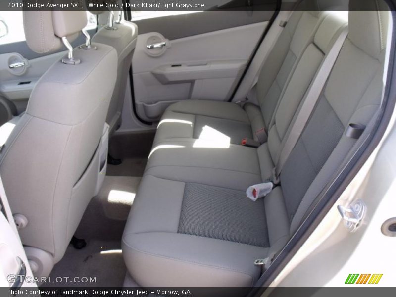 White Gold / Dark Khaki/Light Graystone 2010 Dodge Avenger SXT