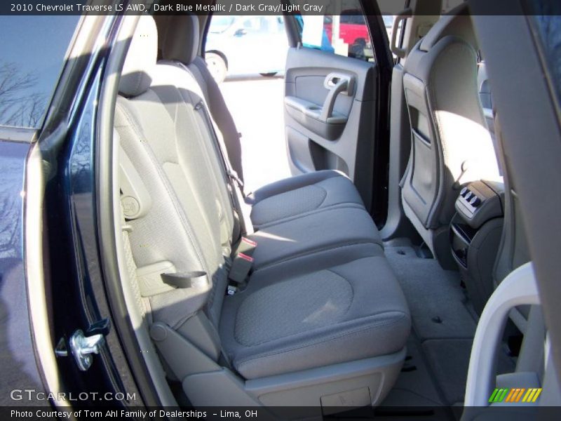 Dark Blue Metallic / Dark Gray/Light Gray 2010 Chevrolet Traverse LS AWD