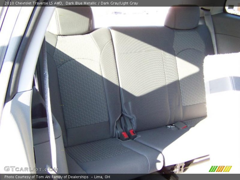 Dark Blue Metallic / Dark Gray/Light Gray 2010 Chevrolet Traverse LS AWD