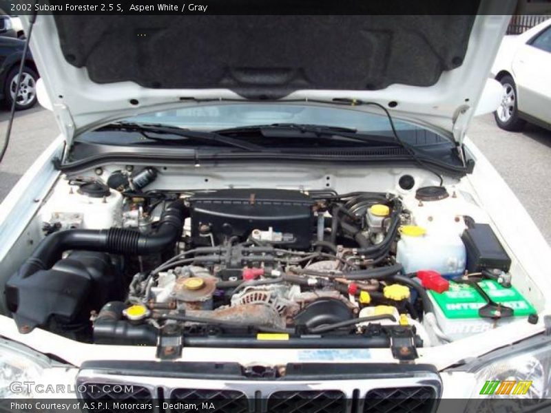 Aspen White / Gray 2002 Subaru Forester 2.5 S