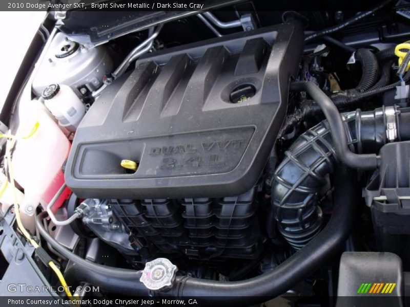 Bright Silver Metallic / Dark Slate Gray 2010 Dodge Avenger SXT
