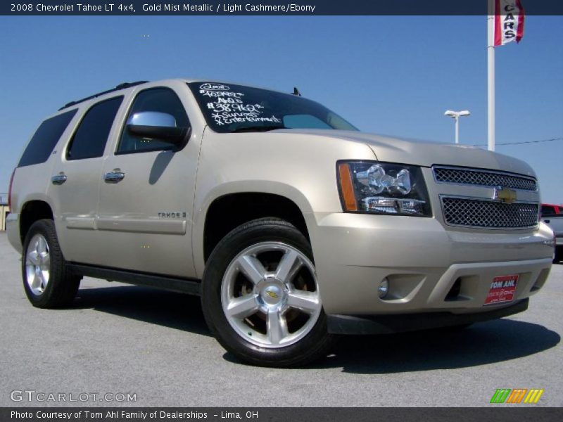 Gold Mist Metallic / Light Cashmere/Ebony 2008 Chevrolet Tahoe LT 4x4