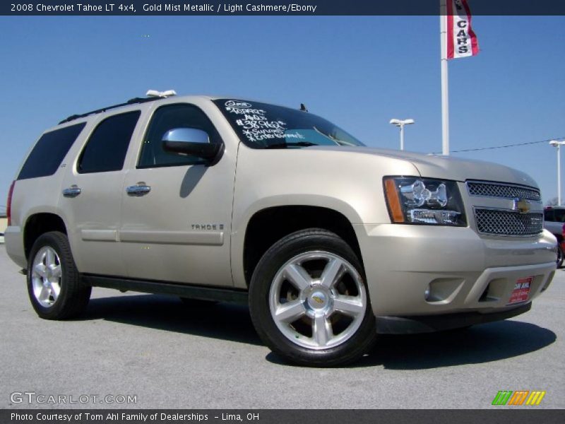 Gold Mist Metallic / Light Cashmere/Ebony 2008 Chevrolet Tahoe LT 4x4