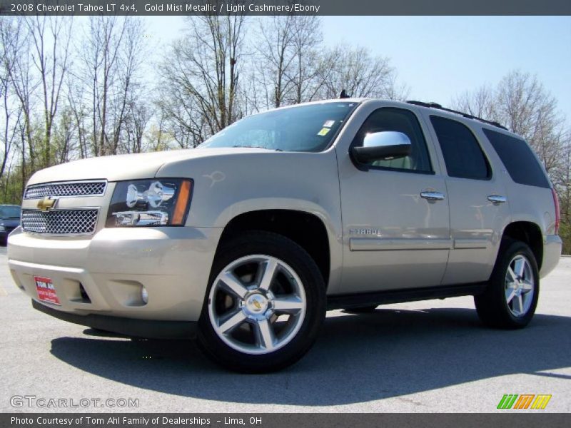 Gold Mist Metallic / Light Cashmere/Ebony 2008 Chevrolet Tahoe LT 4x4