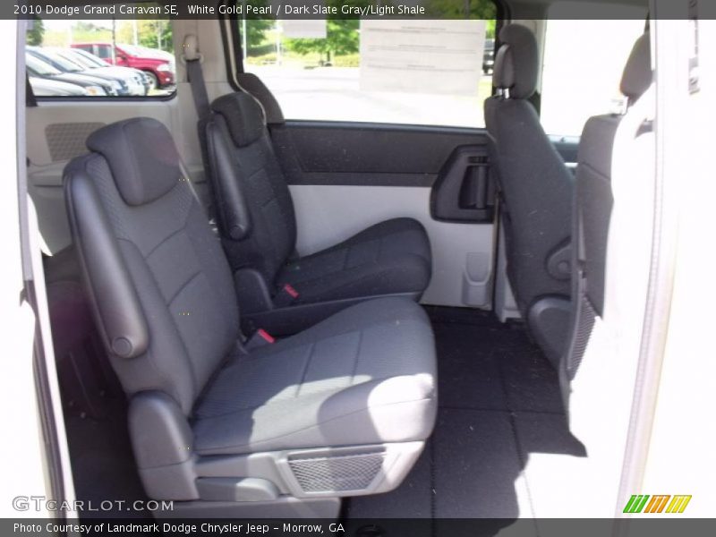 White Gold Pearl / Dark Slate Gray/Light Shale 2010 Dodge Grand Caravan SE