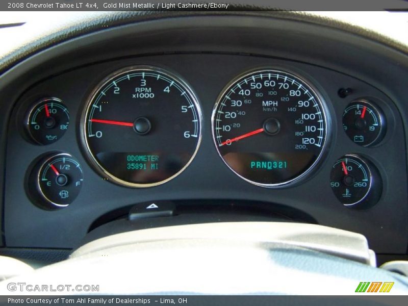 Gold Mist Metallic / Light Cashmere/Ebony 2008 Chevrolet Tahoe LT 4x4