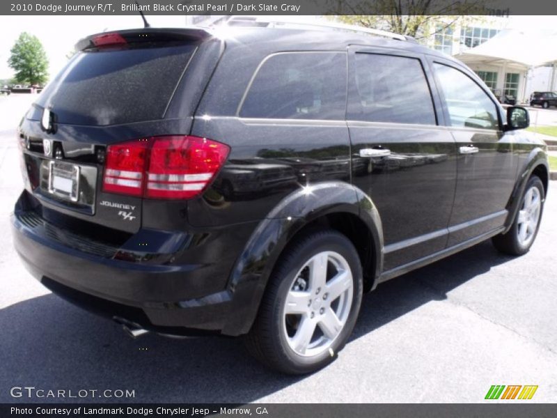 Brilliant Black Crystal Pearl / Dark Slate Gray 2010 Dodge Journey R/T