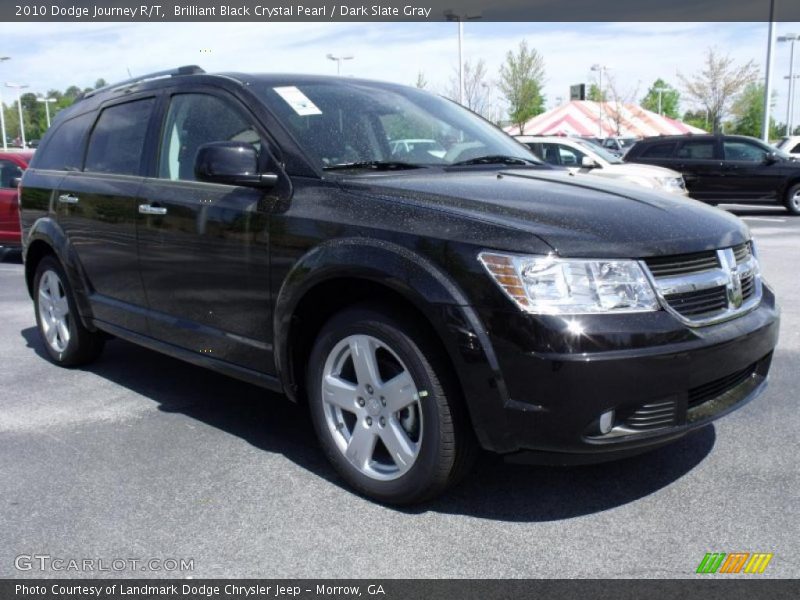 Brilliant Black Crystal Pearl / Dark Slate Gray 2010 Dodge Journey R/T
